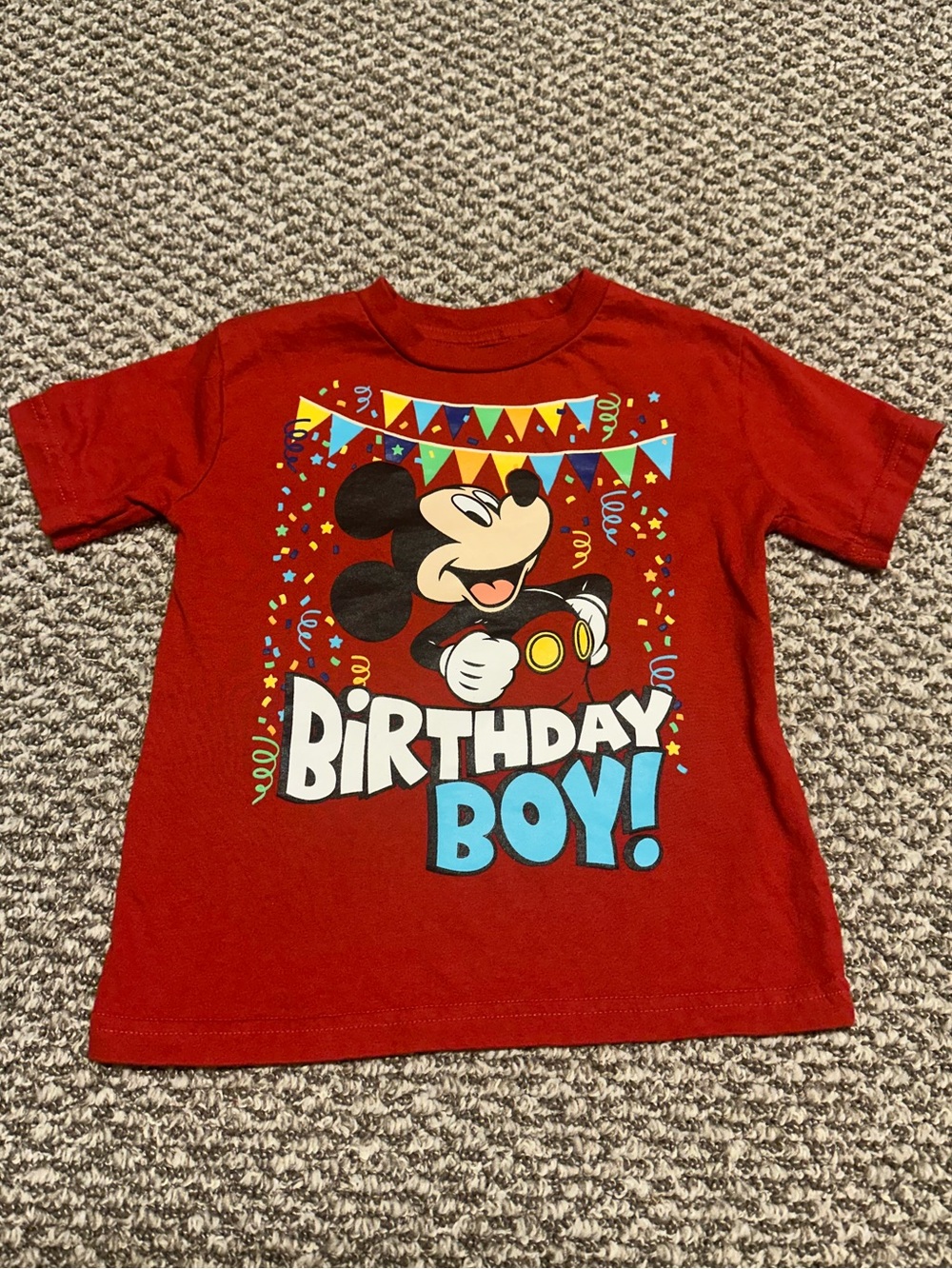 Mickey Mouse “Birthday Boy” t-shirt